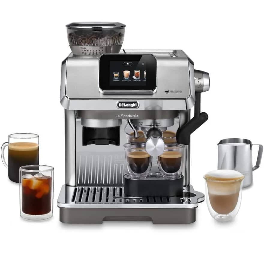 دستگاه اسپرسو و کاپوچینو LA SPECIALISTA EC9455.M دستی قهوه BARISTA دلونگی Delonghi